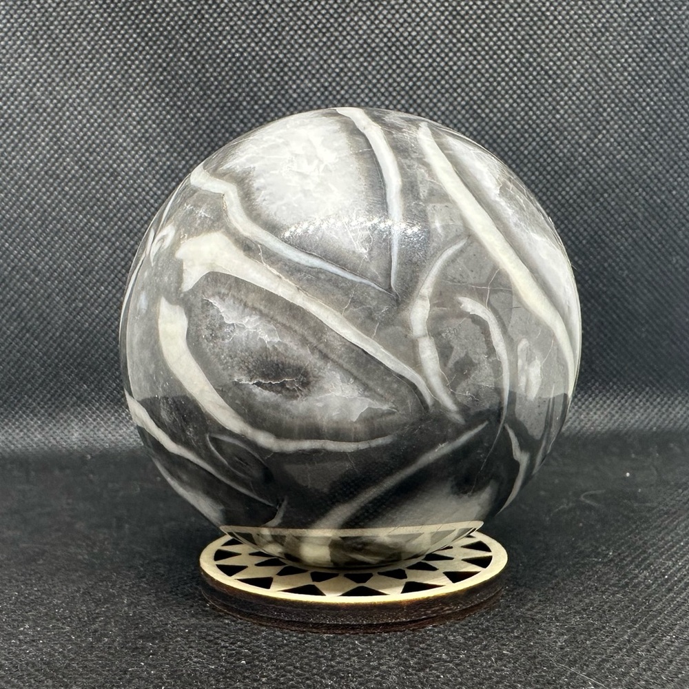 Shell Jasper Sphere - Picture 4 of 6